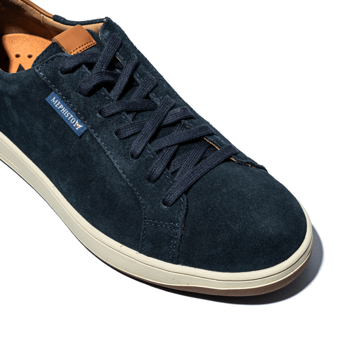 Allacciata Mephisto Hasko Camoscio Blu - Mephisto - Calzature Savorè