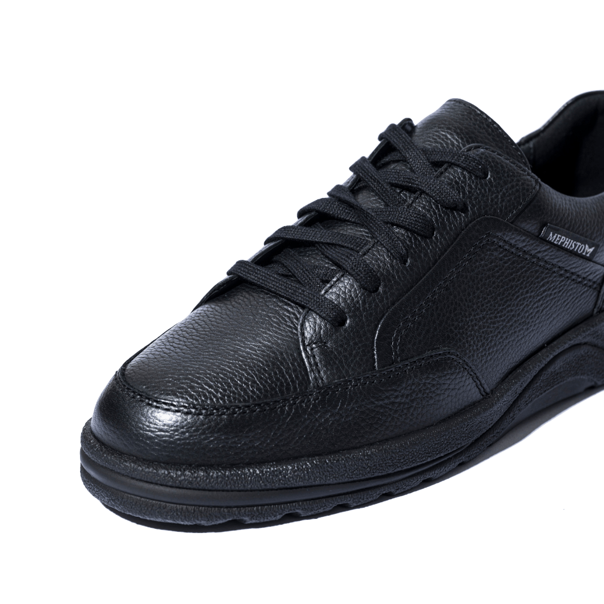 Allacciata Mephisto Raphy Pelle Bottalata Nero - Mephisto - Calzature Savorè