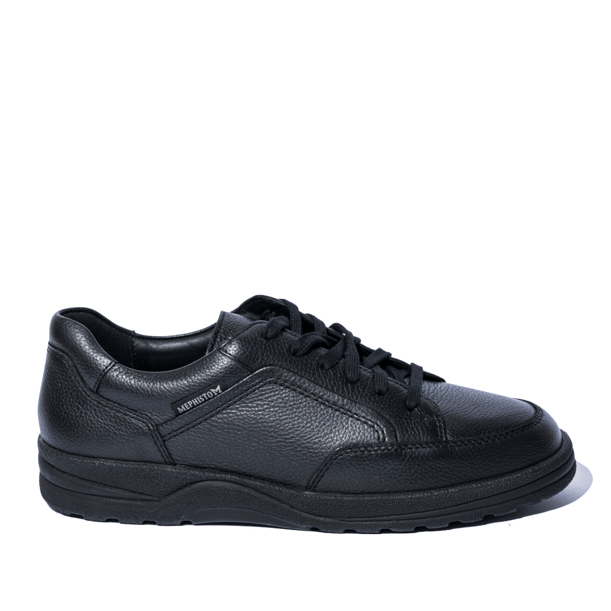 Allacciata Mephisto Raphy Pelle Bottalata Nero - Mephisto - Calzature Savorè