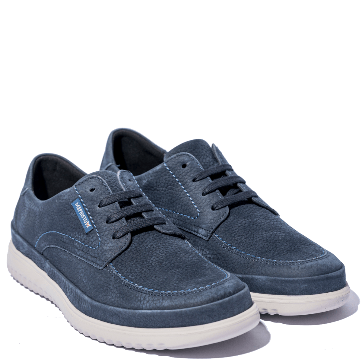 Allacciata Mephisto Timeo Nabuck Navy - Mephisto - Calzature Savorè
