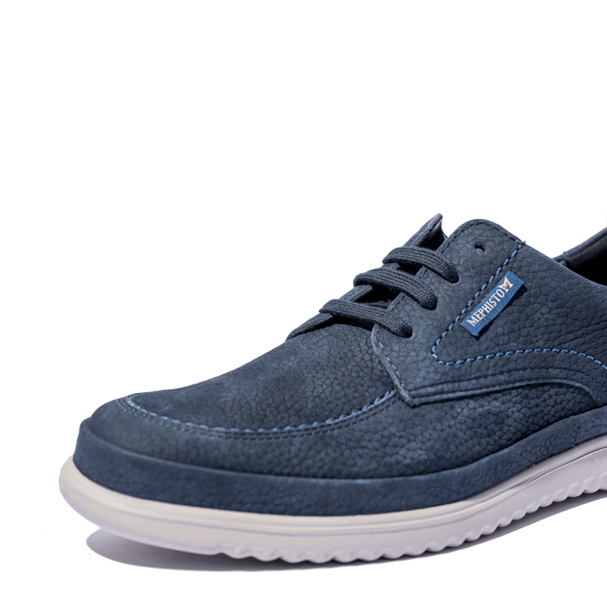Allacciata Mephisto Timeo Nabuck Navy - Mephisto - Calzature Savorè