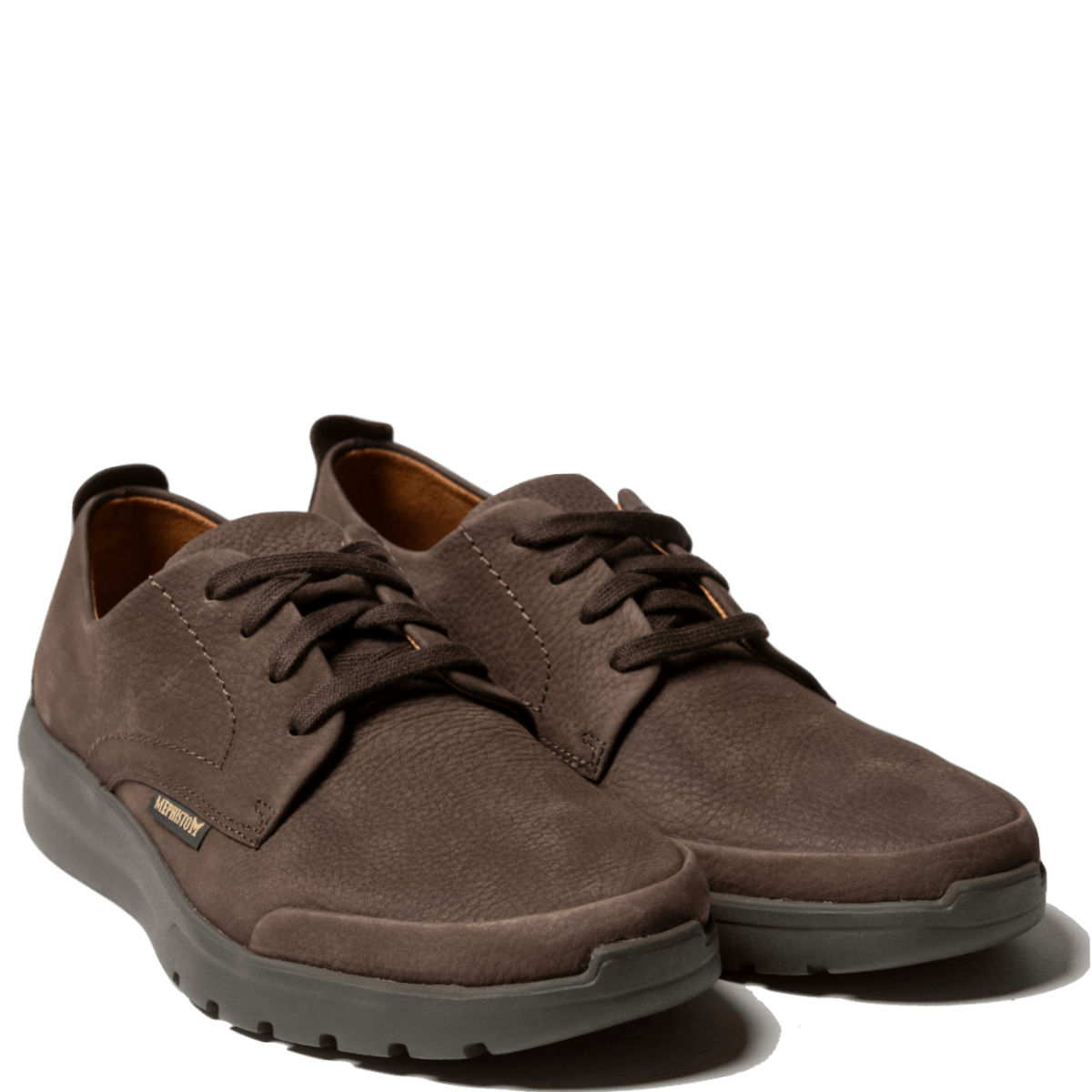 Allacciata Mephisto Walker Nabuck Dark Brown - Mephisto - Calzature Savorè