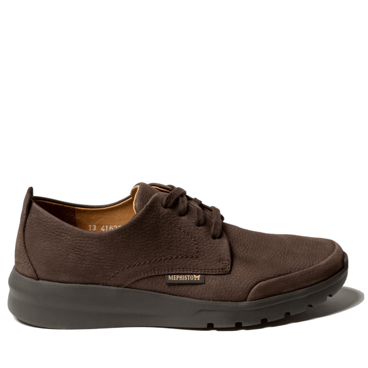 Allacciata Mephisto Walker Nabuck Dark Brown - Mephisto - Calzature Savorè