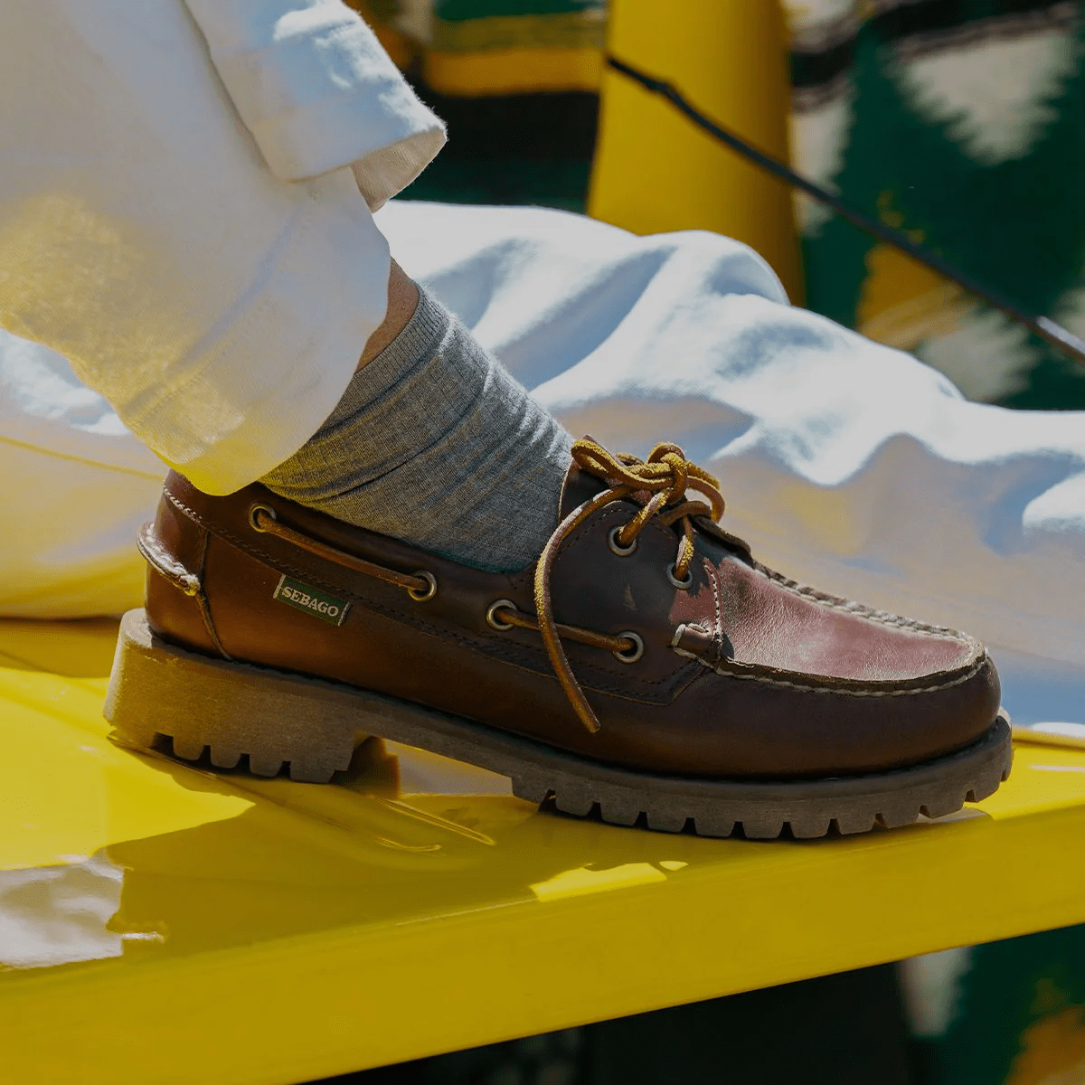 Allacciata Sebago Acadia Pelle Brown Cinnamon - Sebago - Calzature Savorè