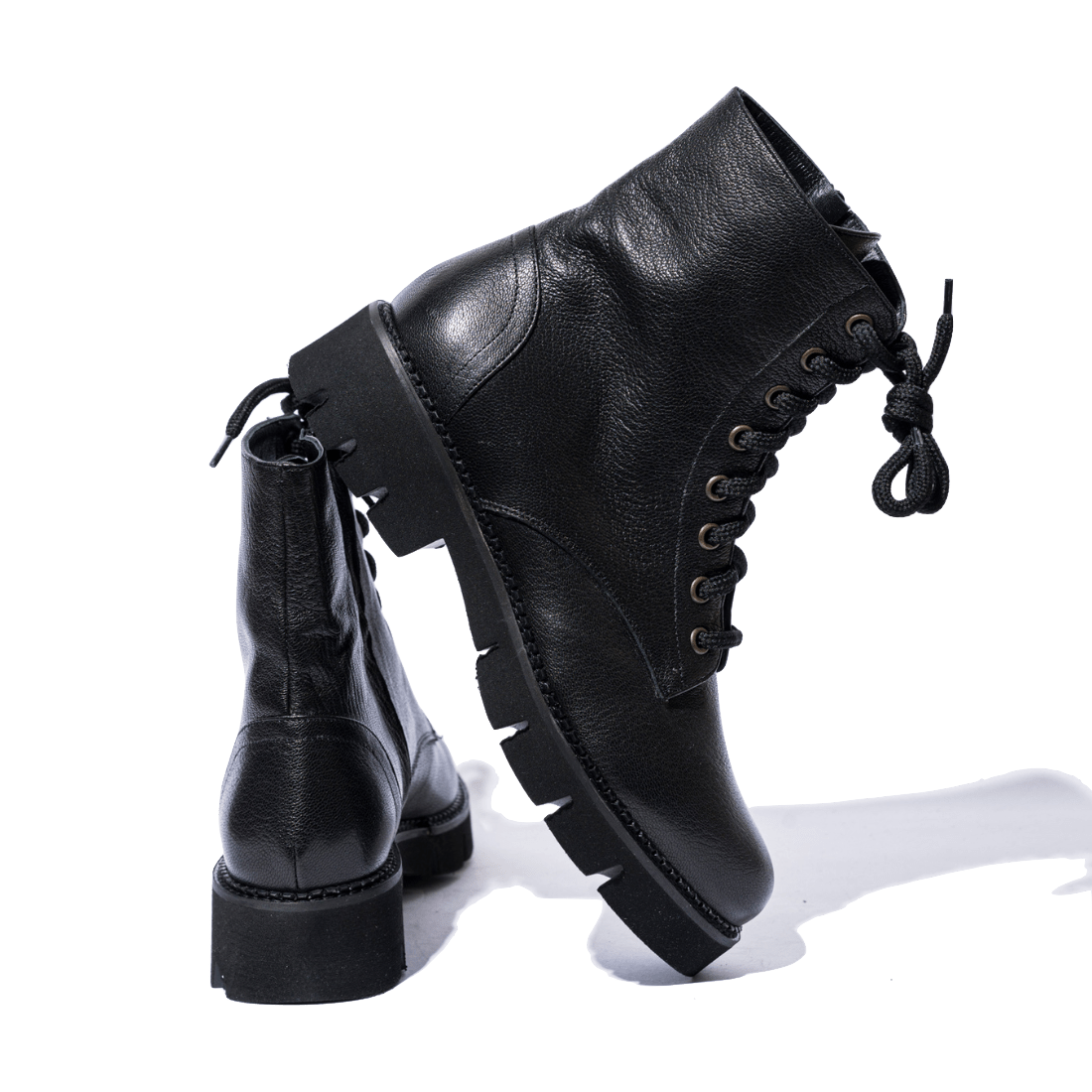 Anfibio Vitulli & Co. Pelle Texas Nero - Vitulli & Co. - Calzature Savorè