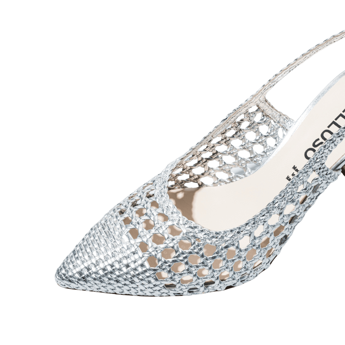 Chanel Melluso Pelle Traforato e Intreccio Argento - Melluso - Calzature Savorè