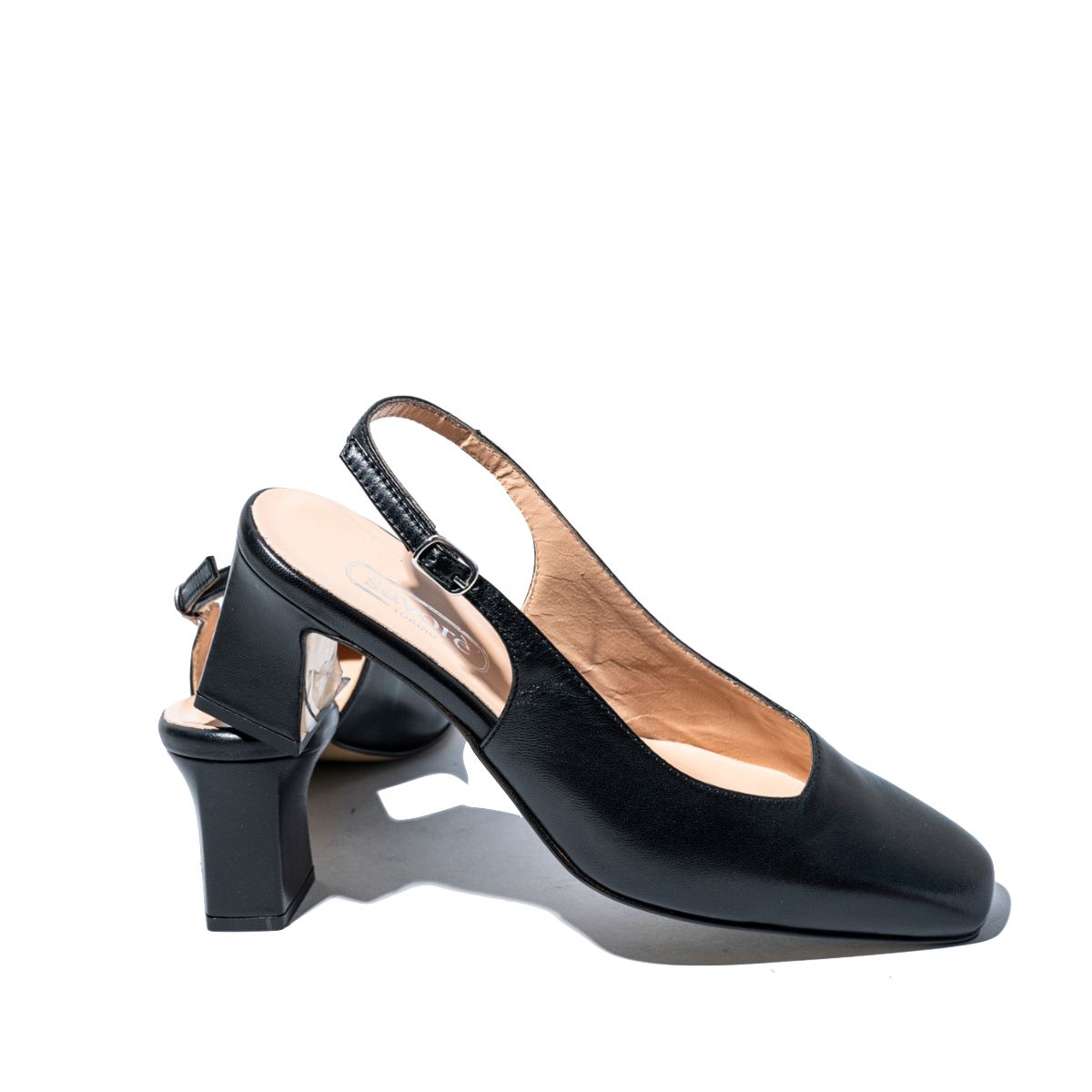 Slingback-Savorè-Punta-Quadra-Pelle-Nero-3