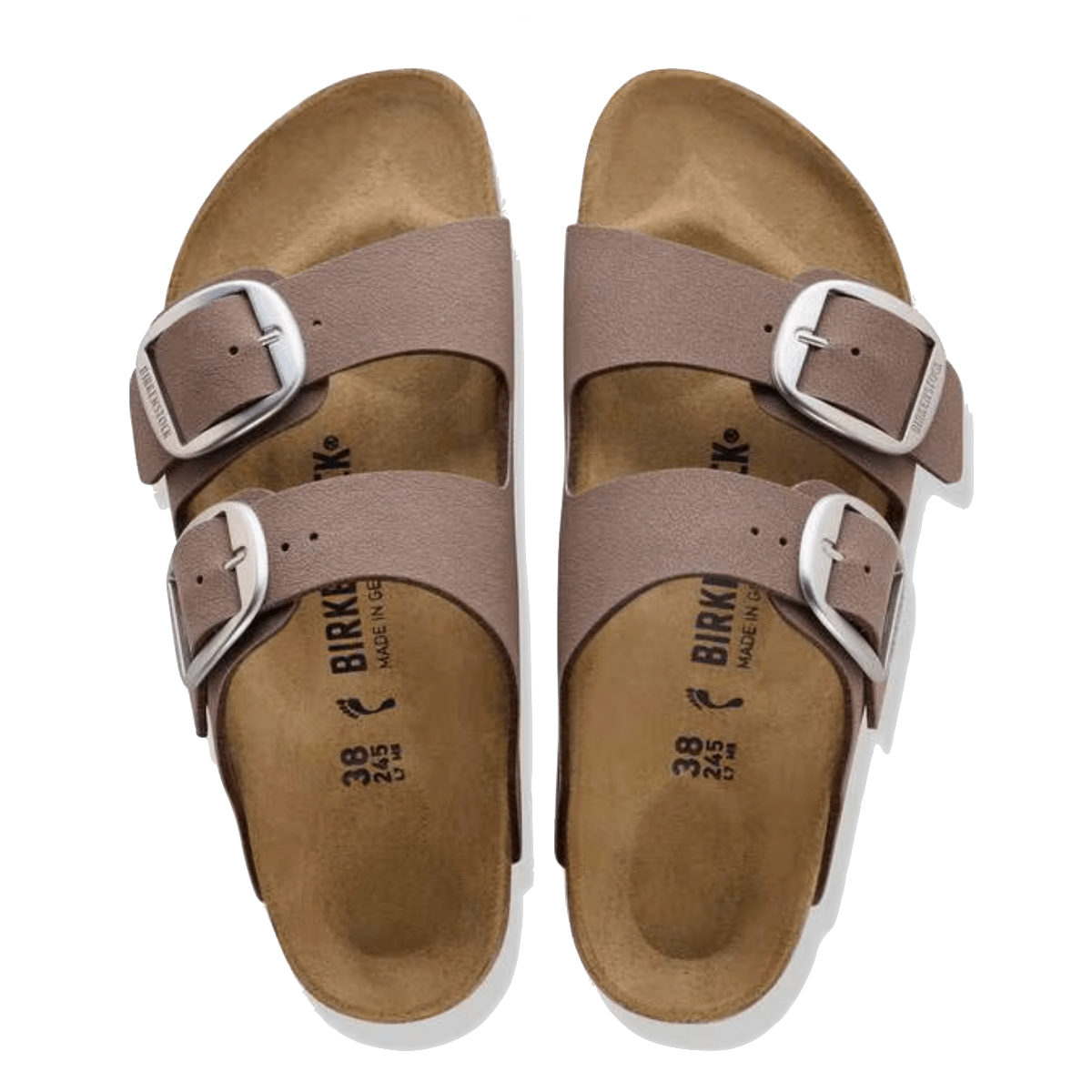 Ciabattina Birkenstock Arizona Big Buckle Birko-Flor Mocca - Birkenstock - Calzature Savorè