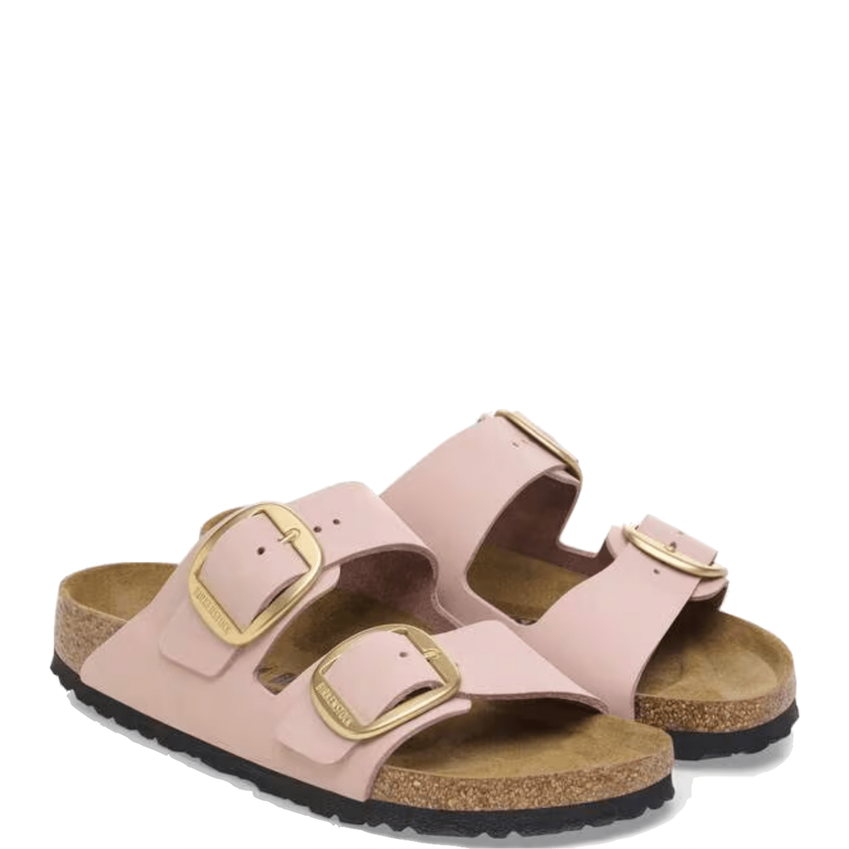 Ciabattina Birkenstock Arizona Big Buckle Nabuck Soft Pink - Birkenstock - Calzature Savorè
