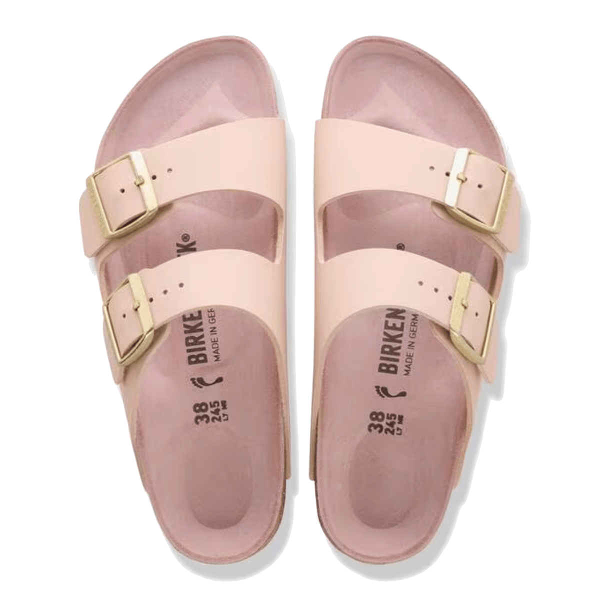Ciabattina Birkenstock Arizona Birko-Flor Triples New Beige/Pink Clay - Birkenstock - Calzature Savorè