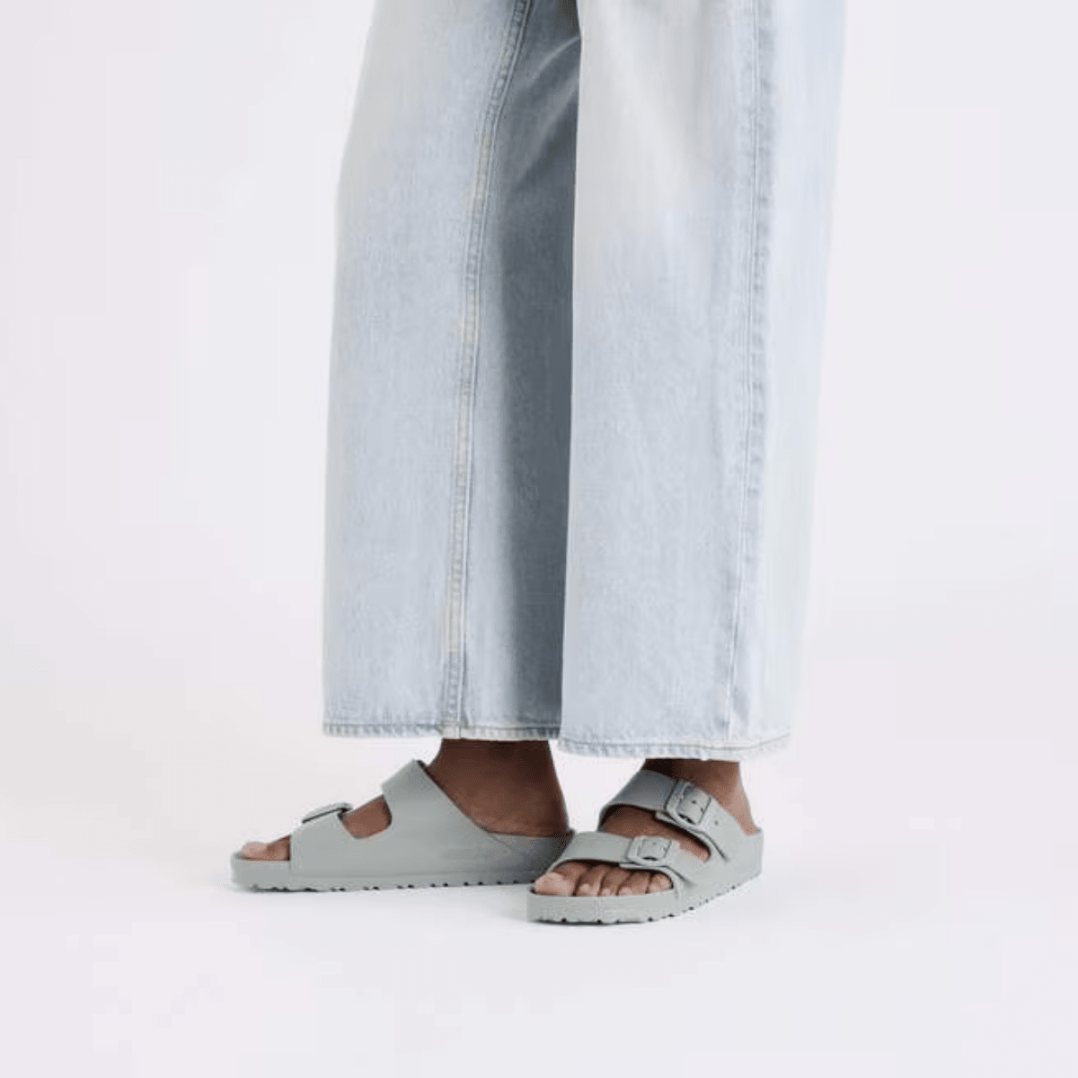 Ciabattina Birkenstock Arizona Essentials Gomma Eva Pure Sage - Birkenstock - Calzature Savorè