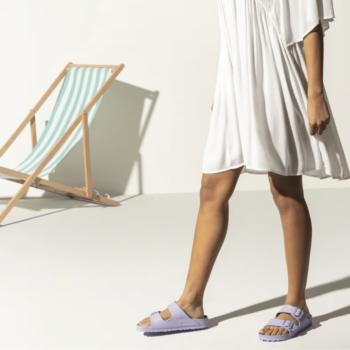 Ciabattina Birkenstock Arizona Eva Purple Fog - Birkenstock - Calzature Savorè