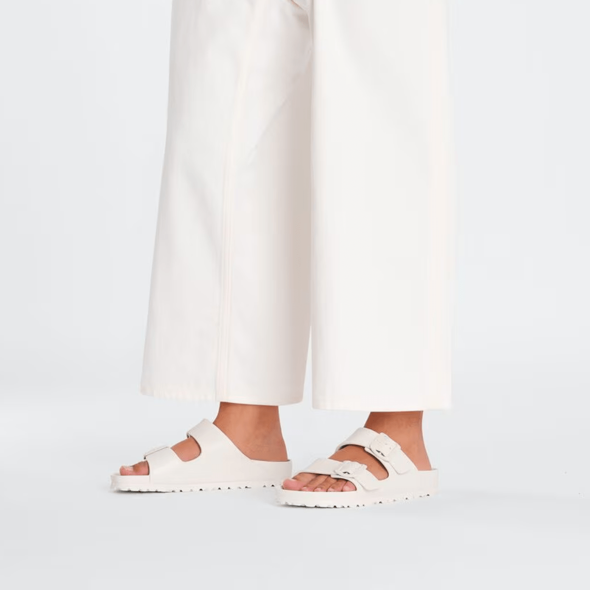 Ciabattina Birkenstock Arizona Gomma Eva Eggshell - Birkenstock - Calzature Savorè