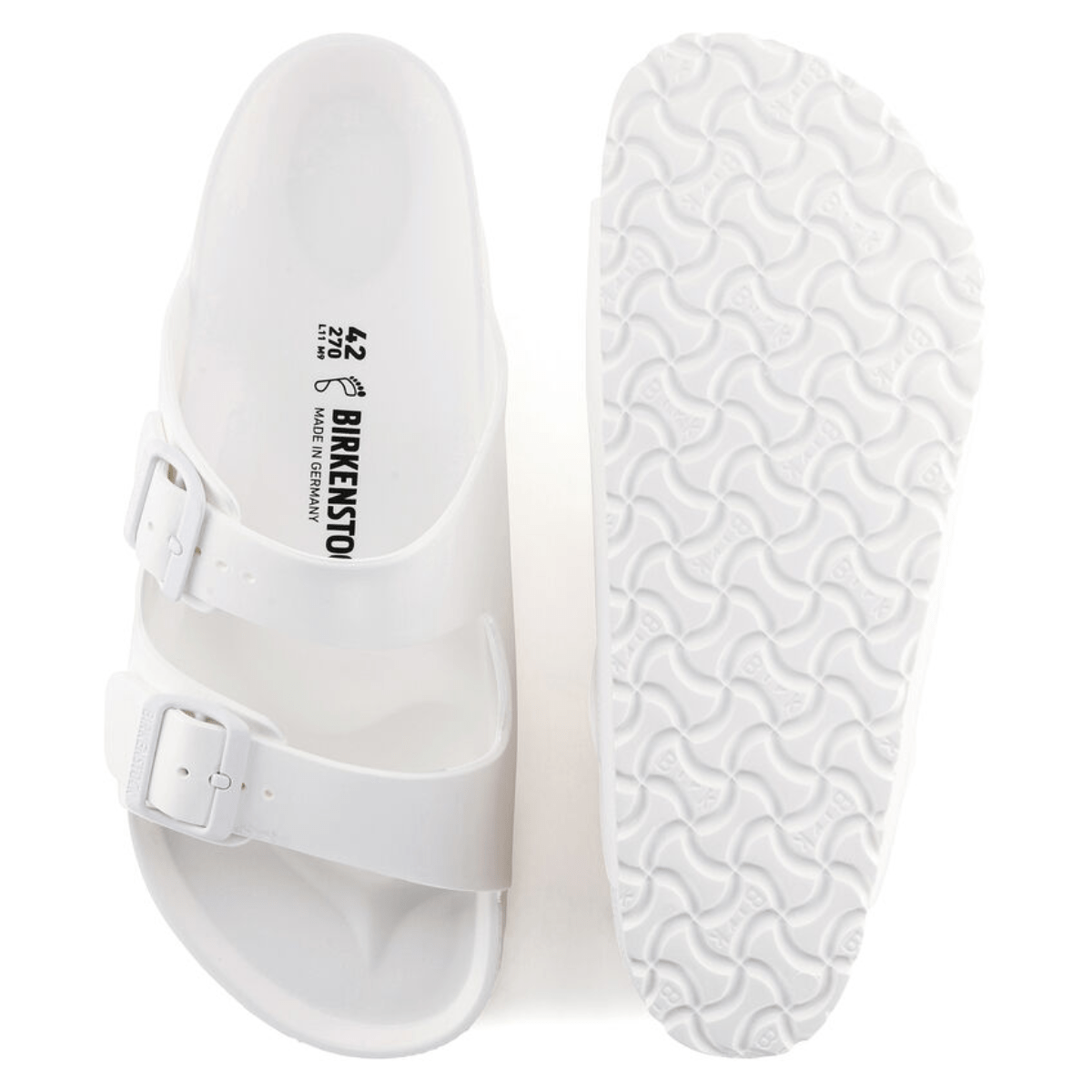 Ciabattina Birkenstock Arizona Gomma Eva White - Birkenstock - Calzature Savorè