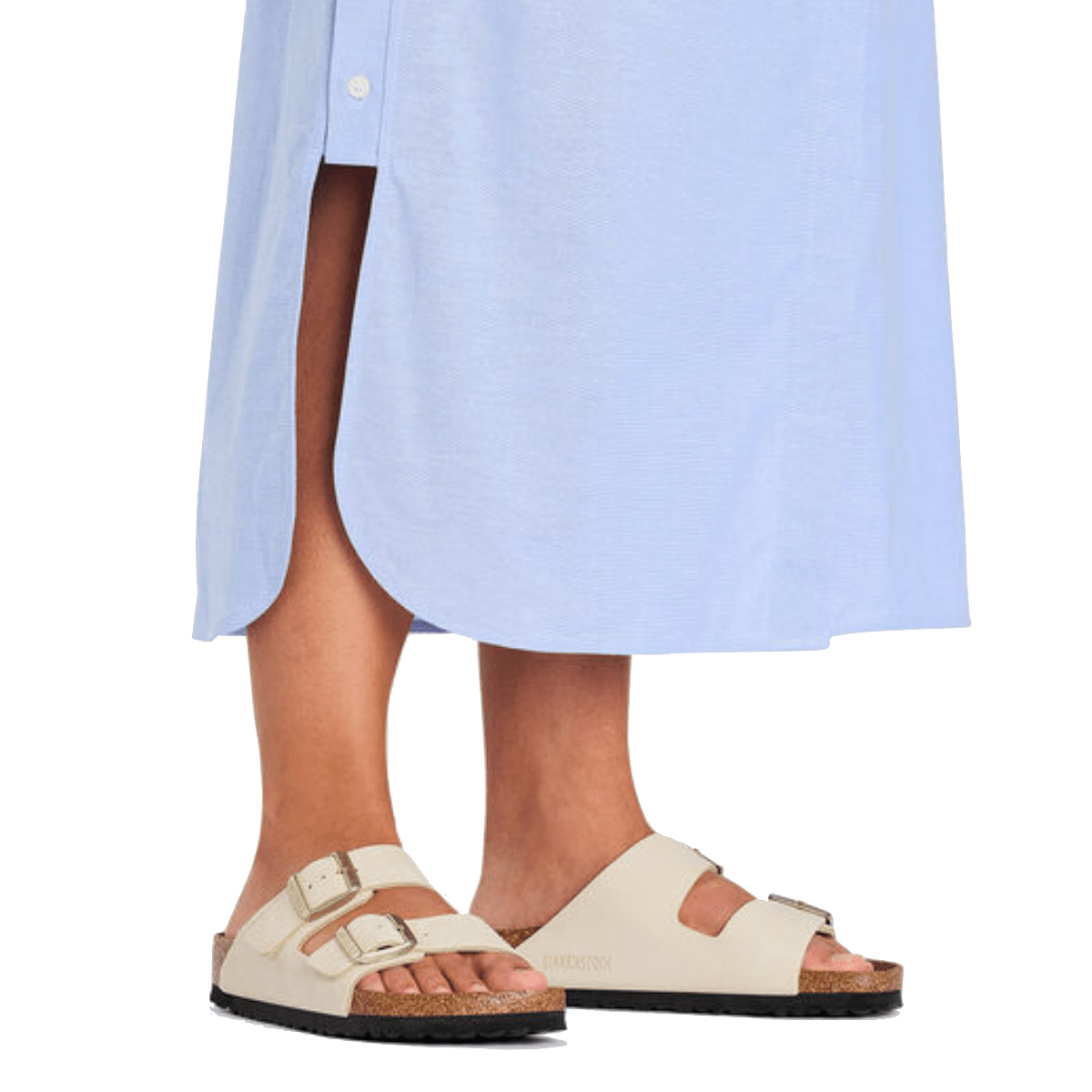 Ciabattina Birkenstock Arizona Nabuck Ecru - Birkenstock - Calzature Savorè