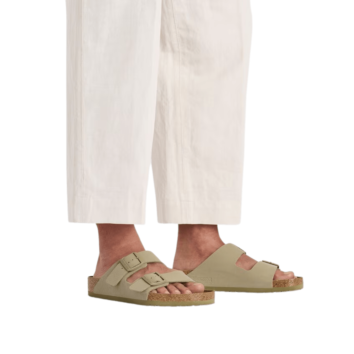 Ciabattina Birkenstock Arizona Pelle Birko - Flor Faded Khaki - Birkenstock - Calzature Savorè