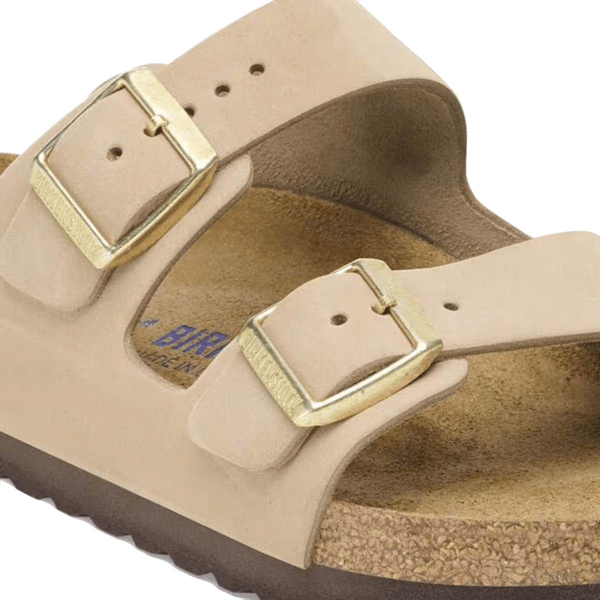 Ciabattina Birkenstock Arizona Pelle Nabuck Sandcastle Soft - Birkenstock - Calzature Savorè
