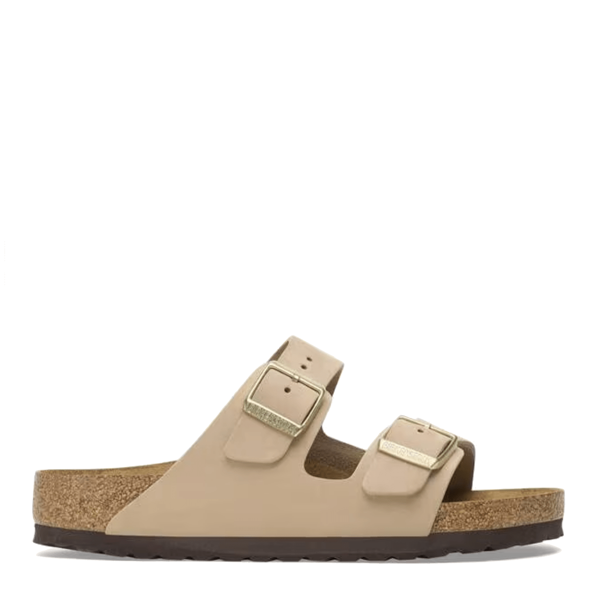 Ciabattina Birkenstock Arizona Pelle Nabuck Sandcastle Soft - Birkenstock - Calzature Savorè
