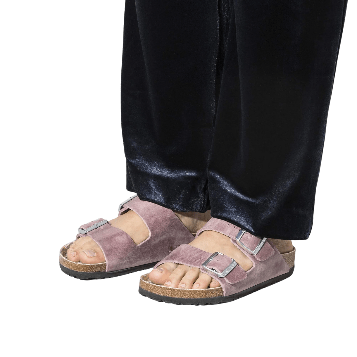 Ciabattina Birkenstock Arizona Pelle Oliata Lavender - Birkenstock - Calzature Savorè