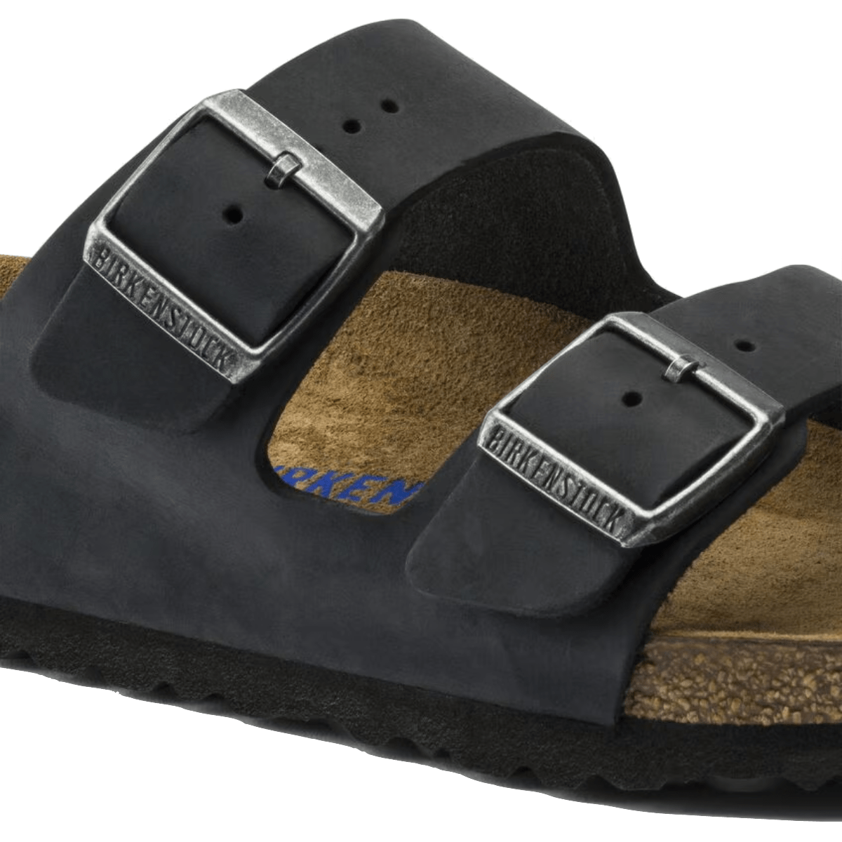 Ciabattina Birkenstock Arizona Pelle Waxy Black Soft - Birkenstock - Calzature Savorè