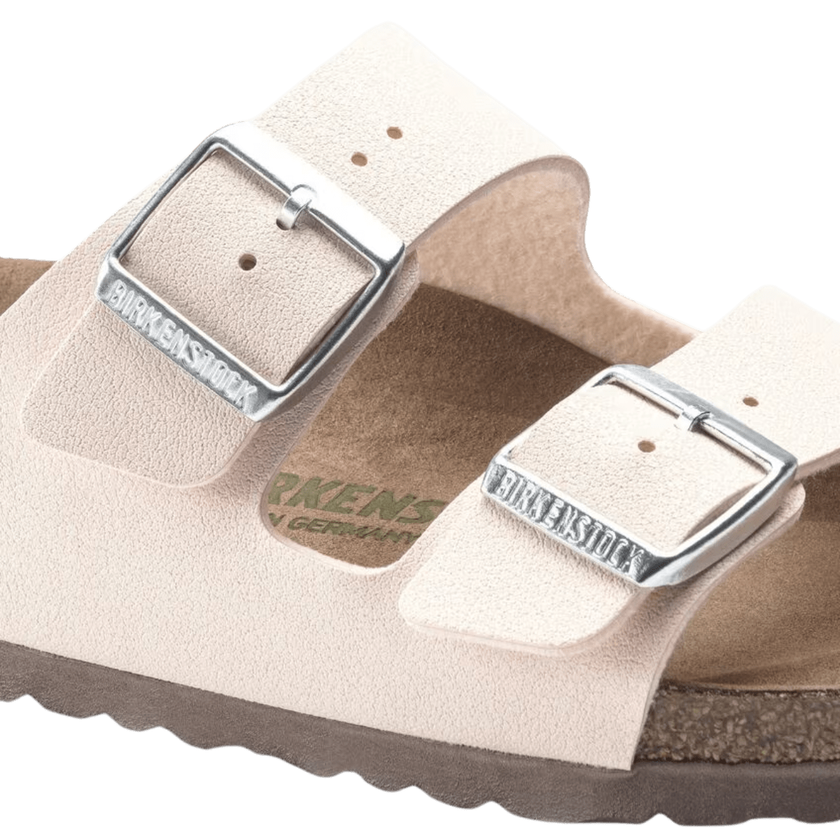 Ciabattina Birkenstock Arizona Vegan Pelle Birko - Flor Light Rose - Birkenstock - Calzature Savorè