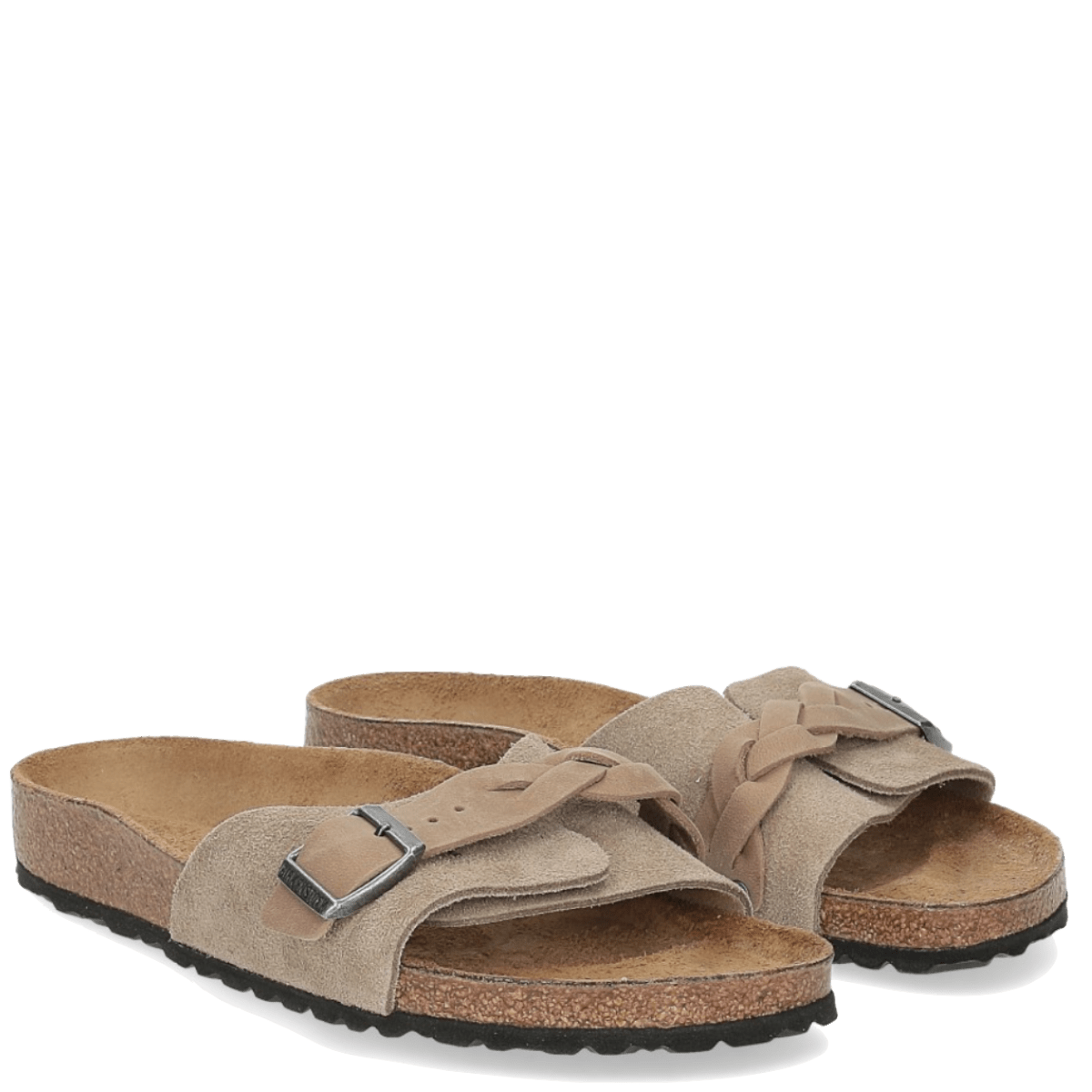 Ciabattina Birkenstock Oita Braided Camoscio Taupe - Birkenstock - Calzature Savorè