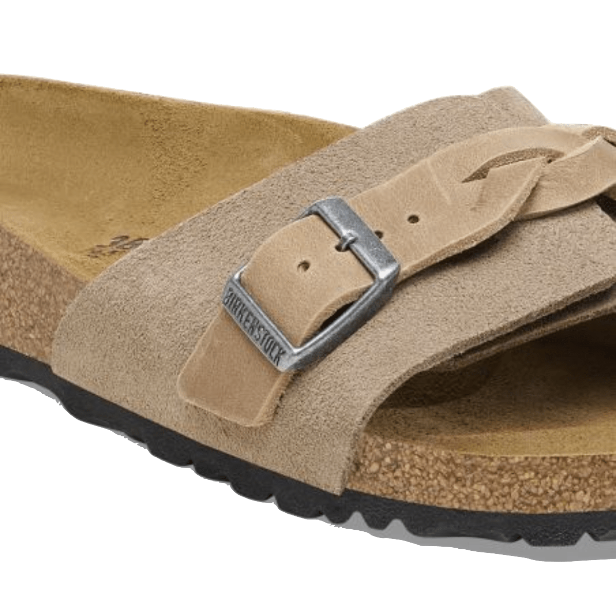 Ciabattina Birkenstock Oita Braided Camoscio Taupe - Birkenstock - Calzature Savorè