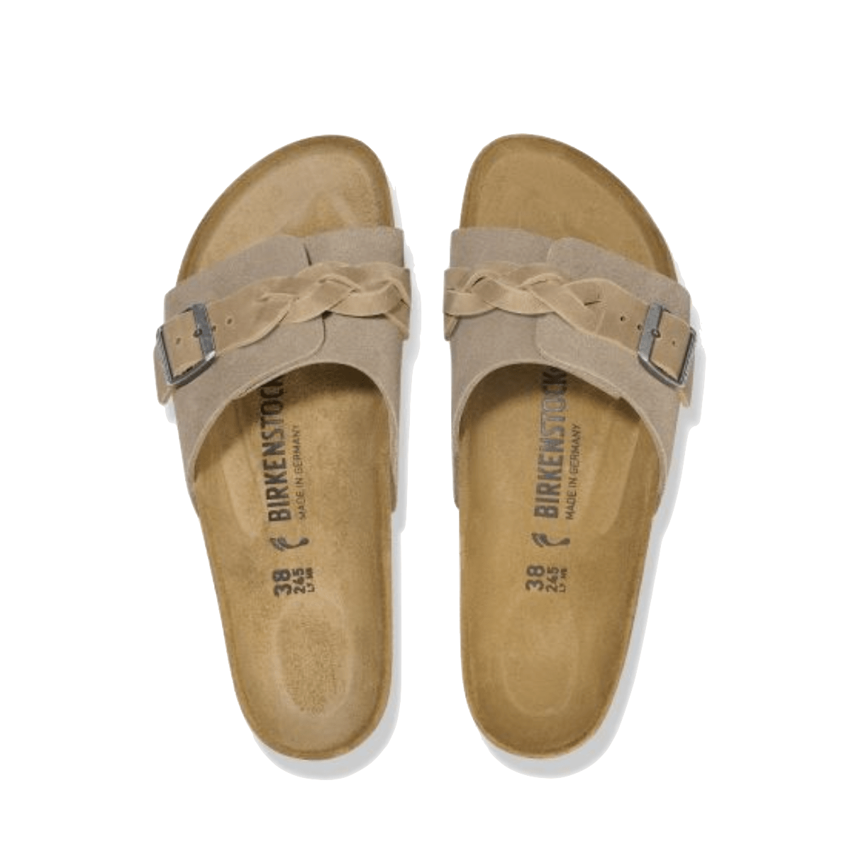 Ciabattina Birkenstock Oita Braided Camoscio Taupe - Birkenstock - Calzature Savorè