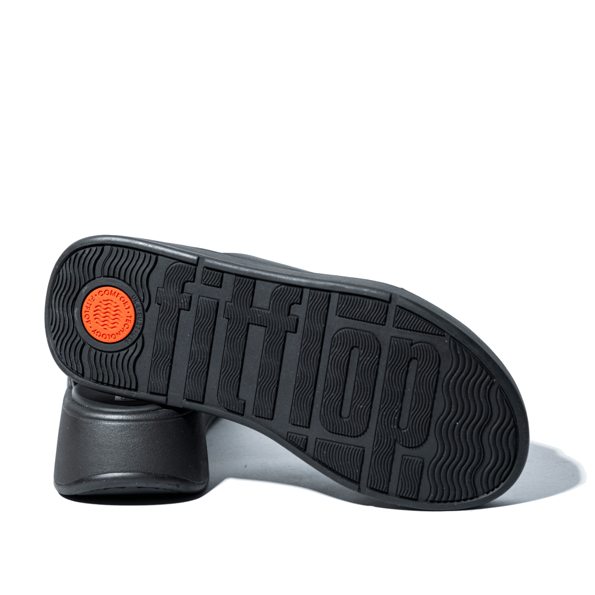 Ciabattina Fit - Flop Flatform Cross Slides Pelle Nero - Fit - Flop - Calzature Savorè