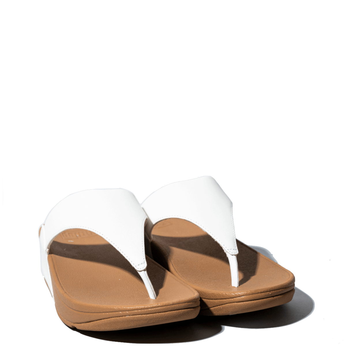 Ciabattina Infradito Fit - Flop Lulu Pelle Bianco - Fit - Flop - Calzature Savorè