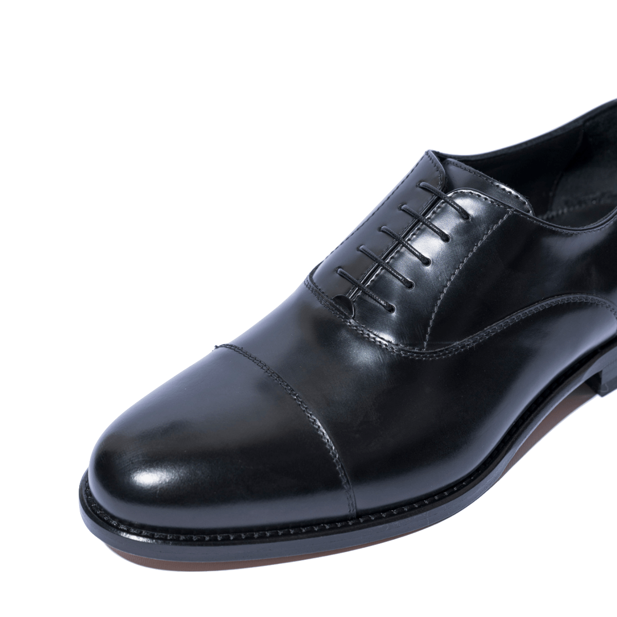Classica Allacciata Calzaturificio Rossi Pelle Calf Nero - Calzaturificio Rossi - Calzature Savorè