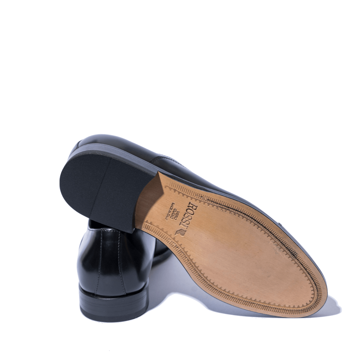 Classica Allacciata Calzaturificio Rossi Pelle Calf Nero - Calzaturificio Rossi - Calzature Savorè