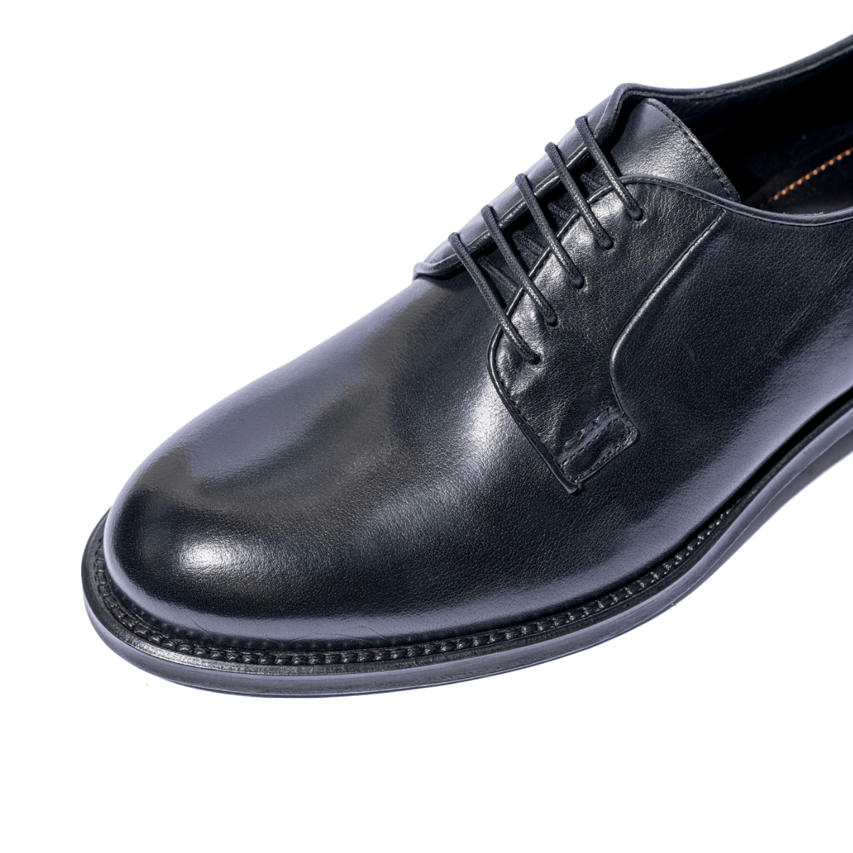 Classica Allacciata Derby Jerold Wilton Pelle Positano Nero - Jerold Wilton - Calzature Savorè