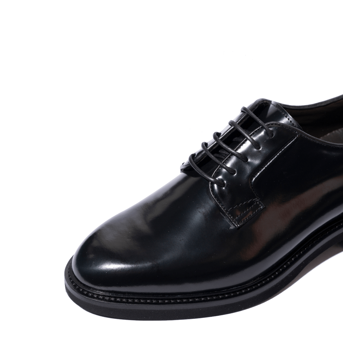 Classica Allacciata Derby Triver Flight Pelle Abrasivato Nero - Triver Flight - Calzature Savorè