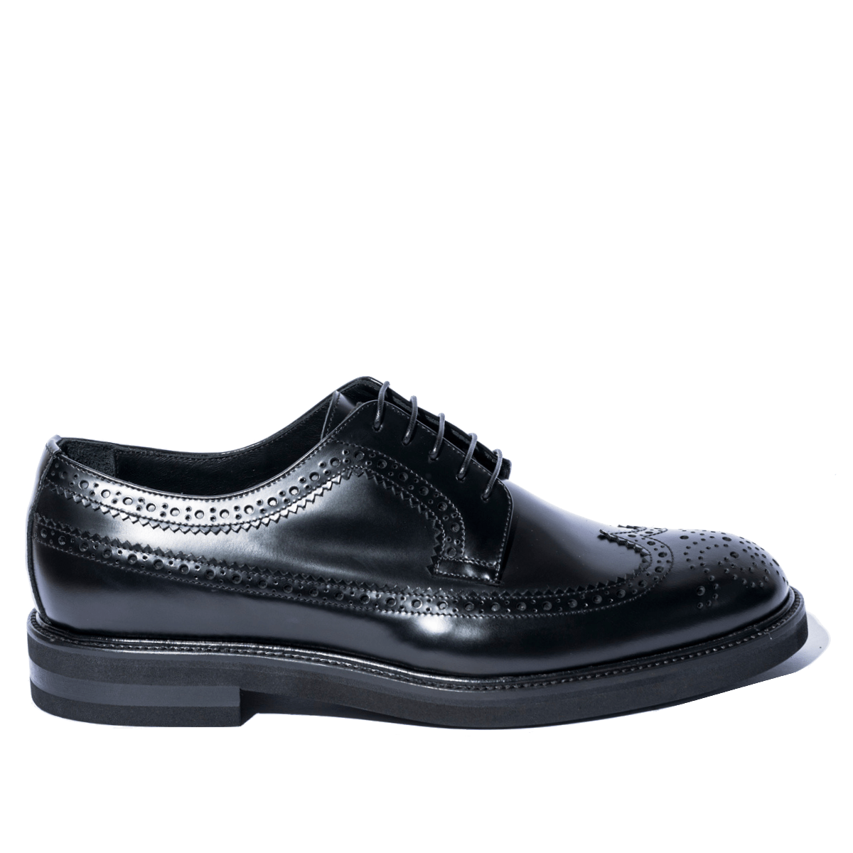 Classica Allacciata Jerold Wilton Pelle Dover Coda Di Rondine Nero - Jerold Wilton - Calzature Savorè