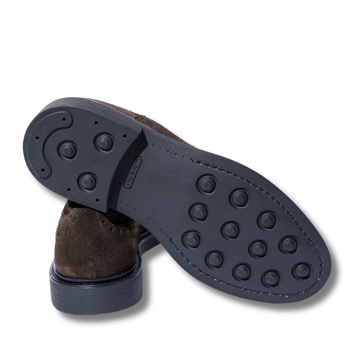 Classica Allacciata Saxone Camoscio Coda Di Rondine Testa Di Moro - Saxone - Calzature Savorè