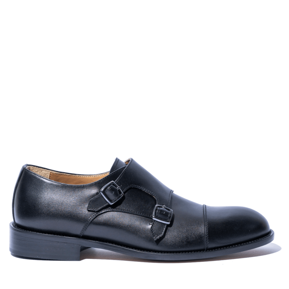 Classica Doppia Fibbia Nicol Sadler Vitello Nero - Nicol Sadler - Calzature Savorè
