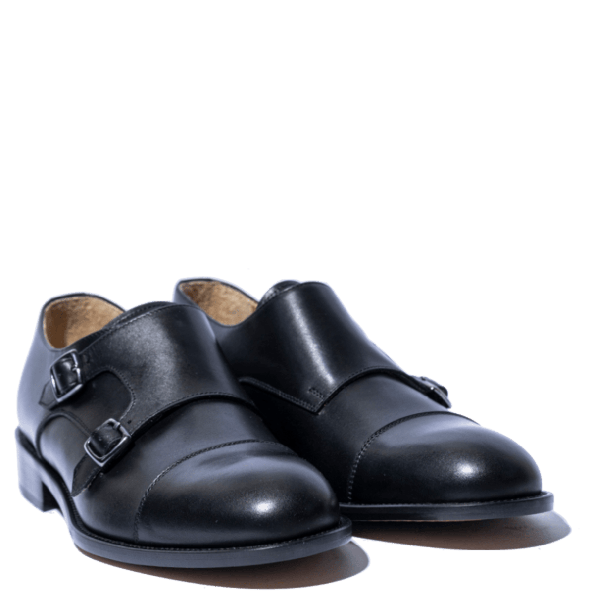 Classica Doppia Fibbia Nicol Sadler Vitello Nero - Nicol Sadler - Calzature Savorè