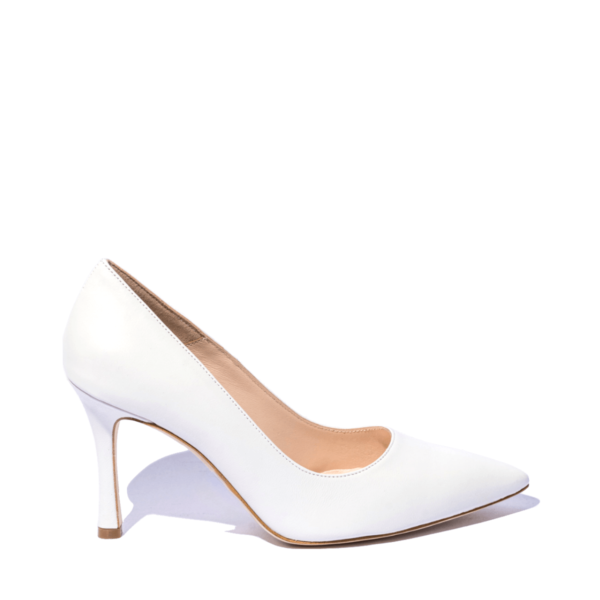 Décolleté Alto Melluso Pelle Bianco Sposa - Melluso - Calzature Savorè