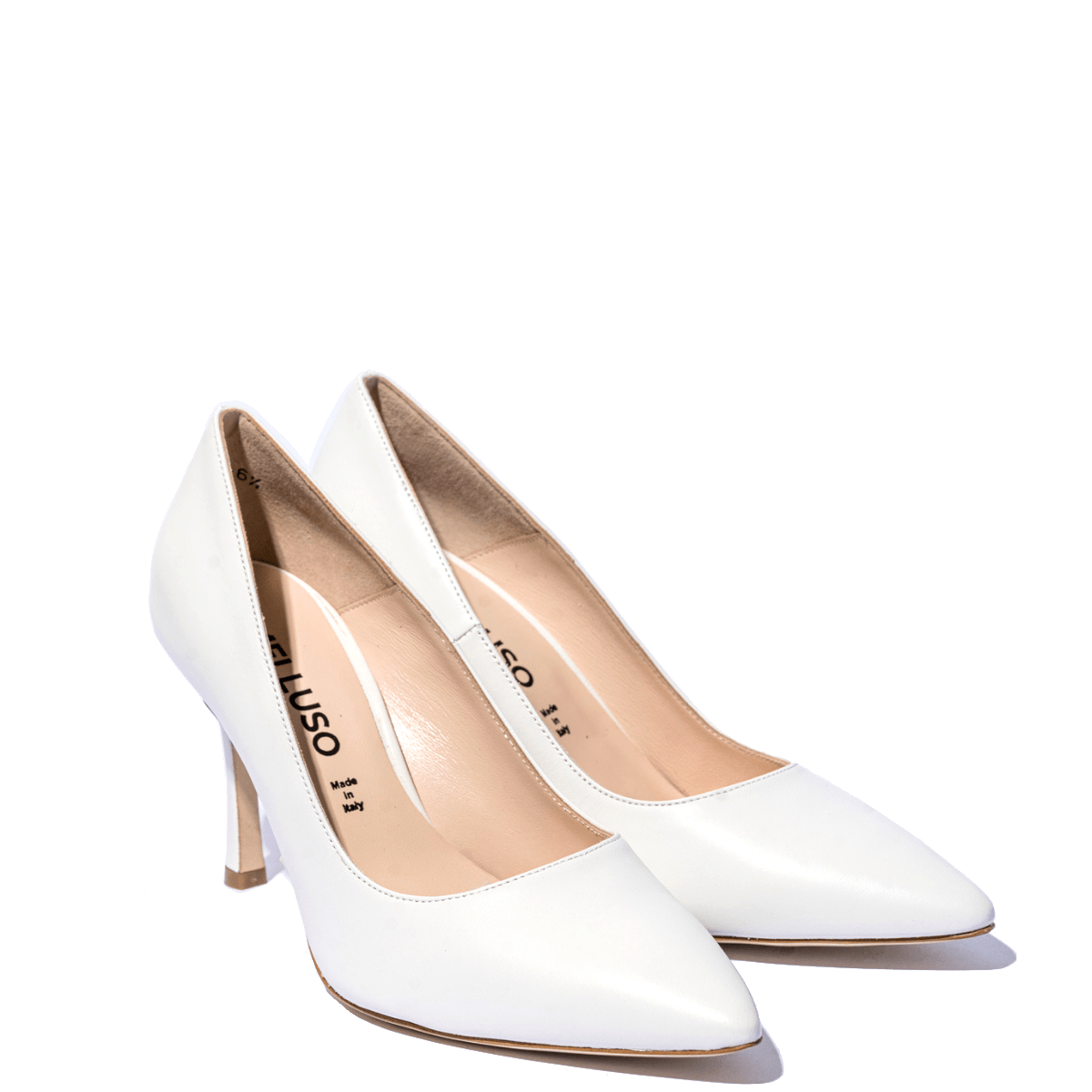 Décolleté Alto Melluso Pelle Bianco Sposa - Melluso - Calzature Savorè