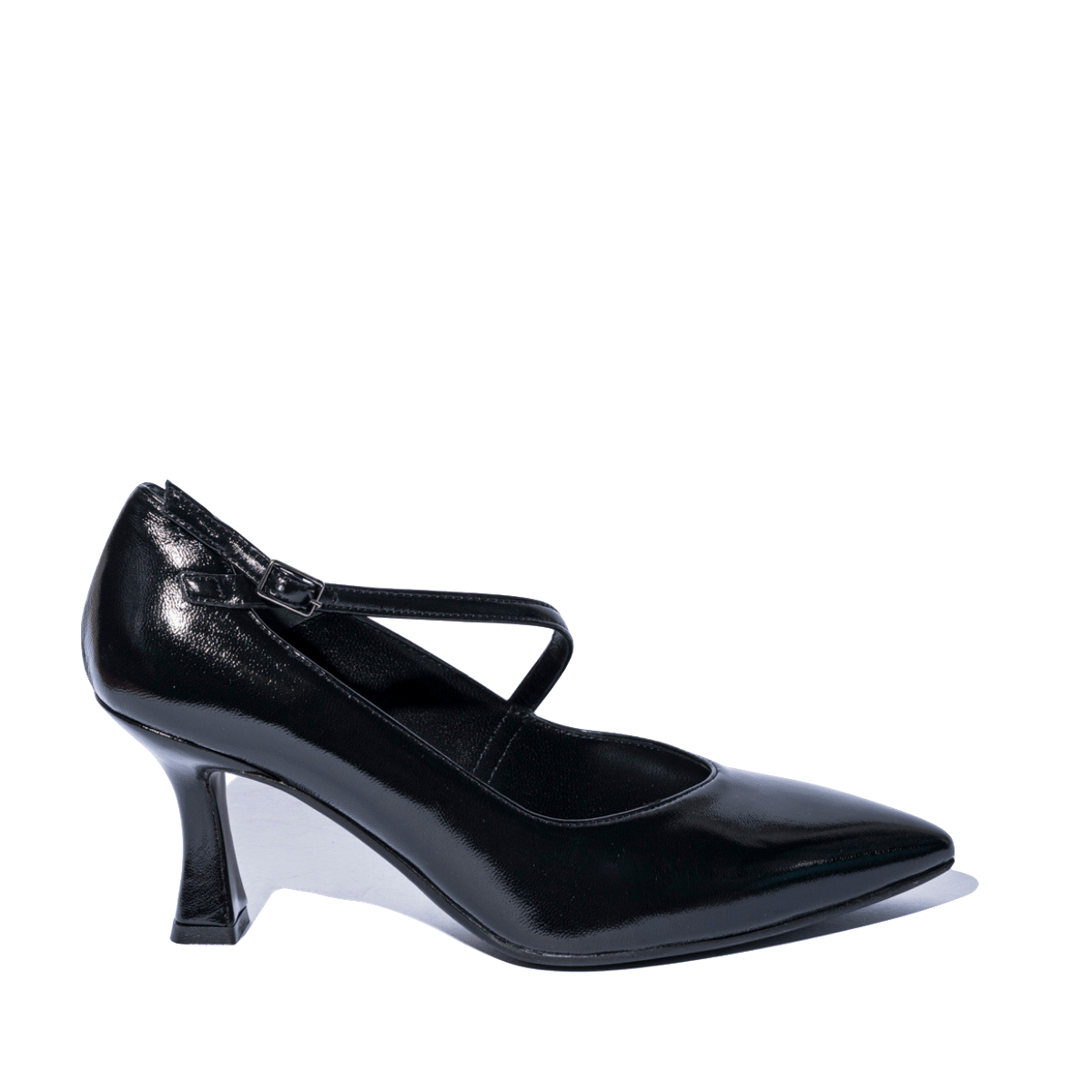 Décolleté Mary Jane Melluso Linda Vernice Nero - Melluso - Calzature Savorè