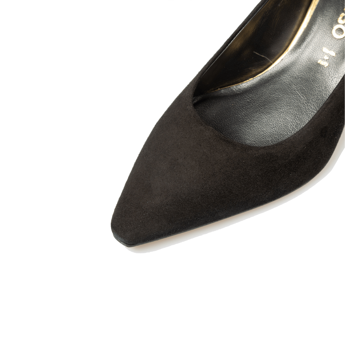 Décolleté Melluso Gilda Scollo Tondo Camoscio Nero - Melluso - Calzature Savorè