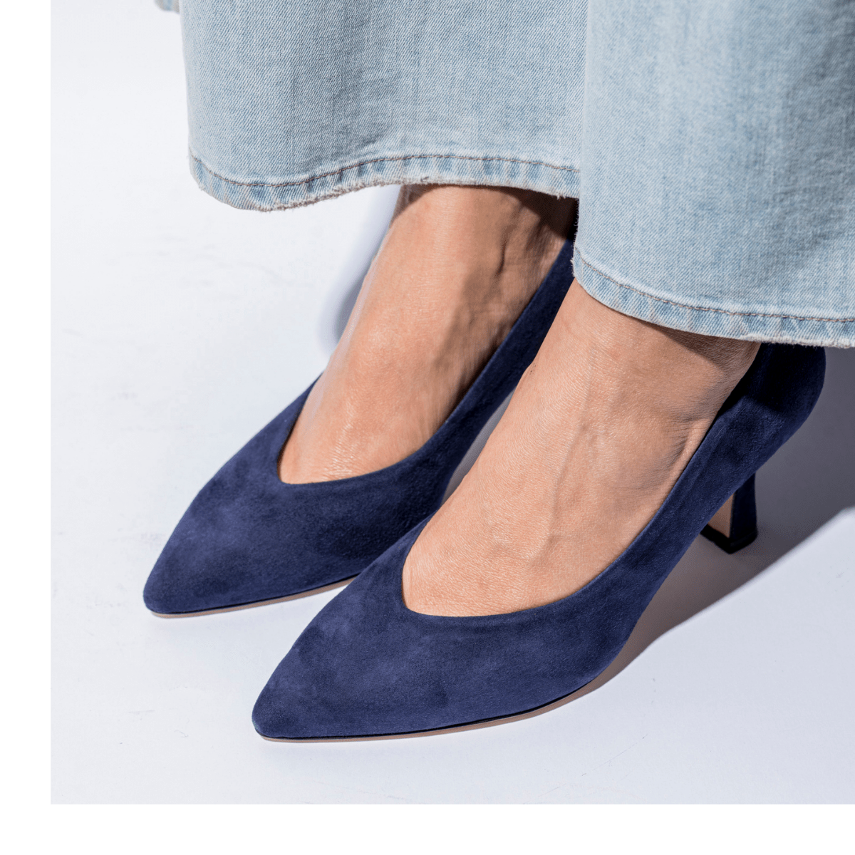 Décolleté Melluso Linda Camoscio Blu Abyss - melluso - Calzature Savorè