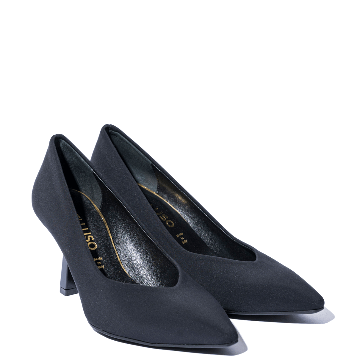 Décolleté Melluso Tessuto Elasticizzato Nero - Melluso - Calzature Savorè