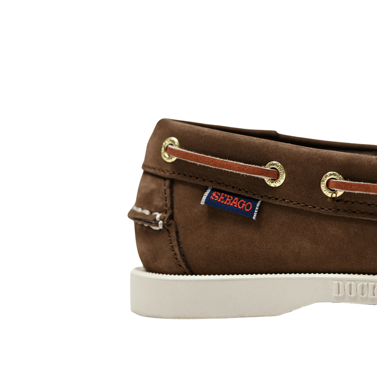 Docksides Portland Sebago Brown Nabuck - Sebago - Calzature Savorè