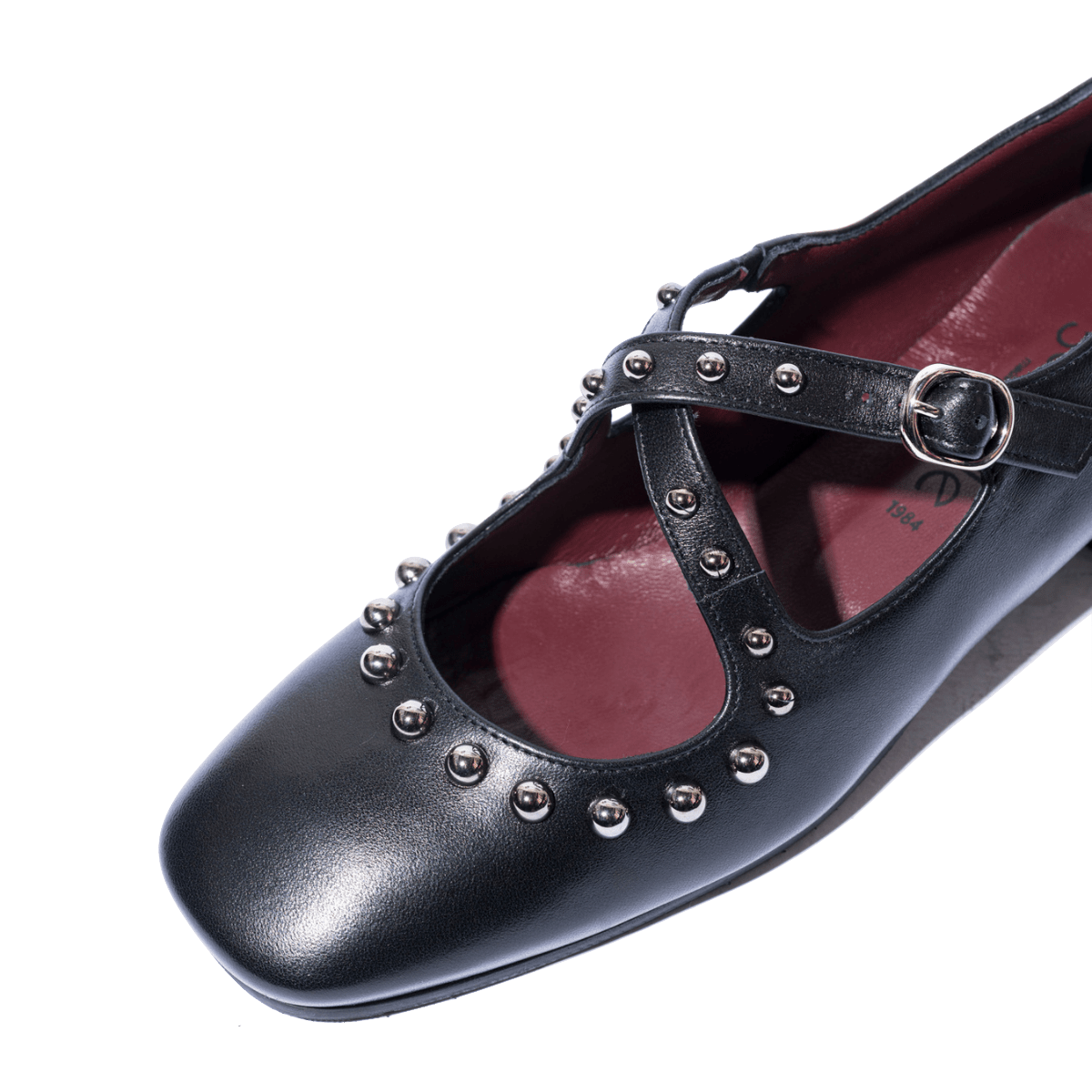 Mary Jane Le Gazzelle Pelle Borchiette Nero - Le Gazzelle - Calzature Savorè