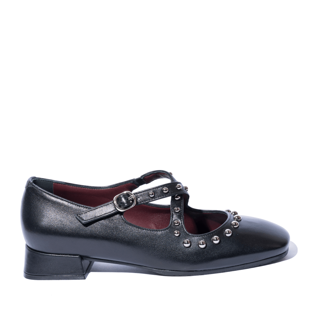 Mary Jane Le Gazzelle Pelle Borchiette Nero - Le Gazzelle - Calzature Savorè