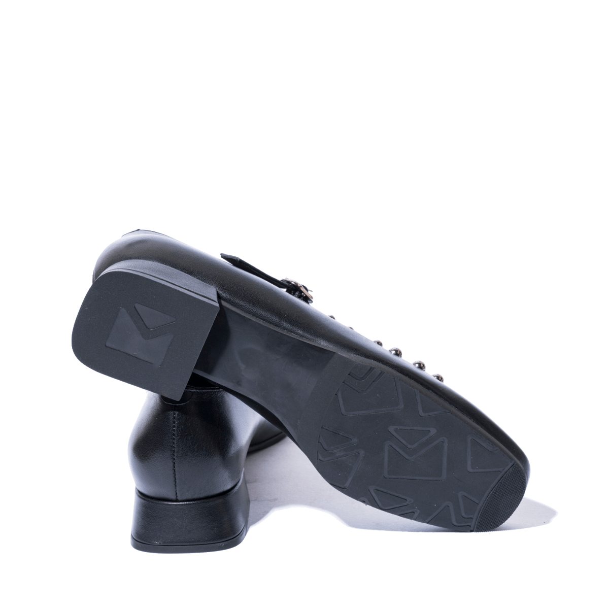 Mary Jane Le Gazzelle Pelle Borchiette Nero - Le Gazzelle - Calzature Savorè