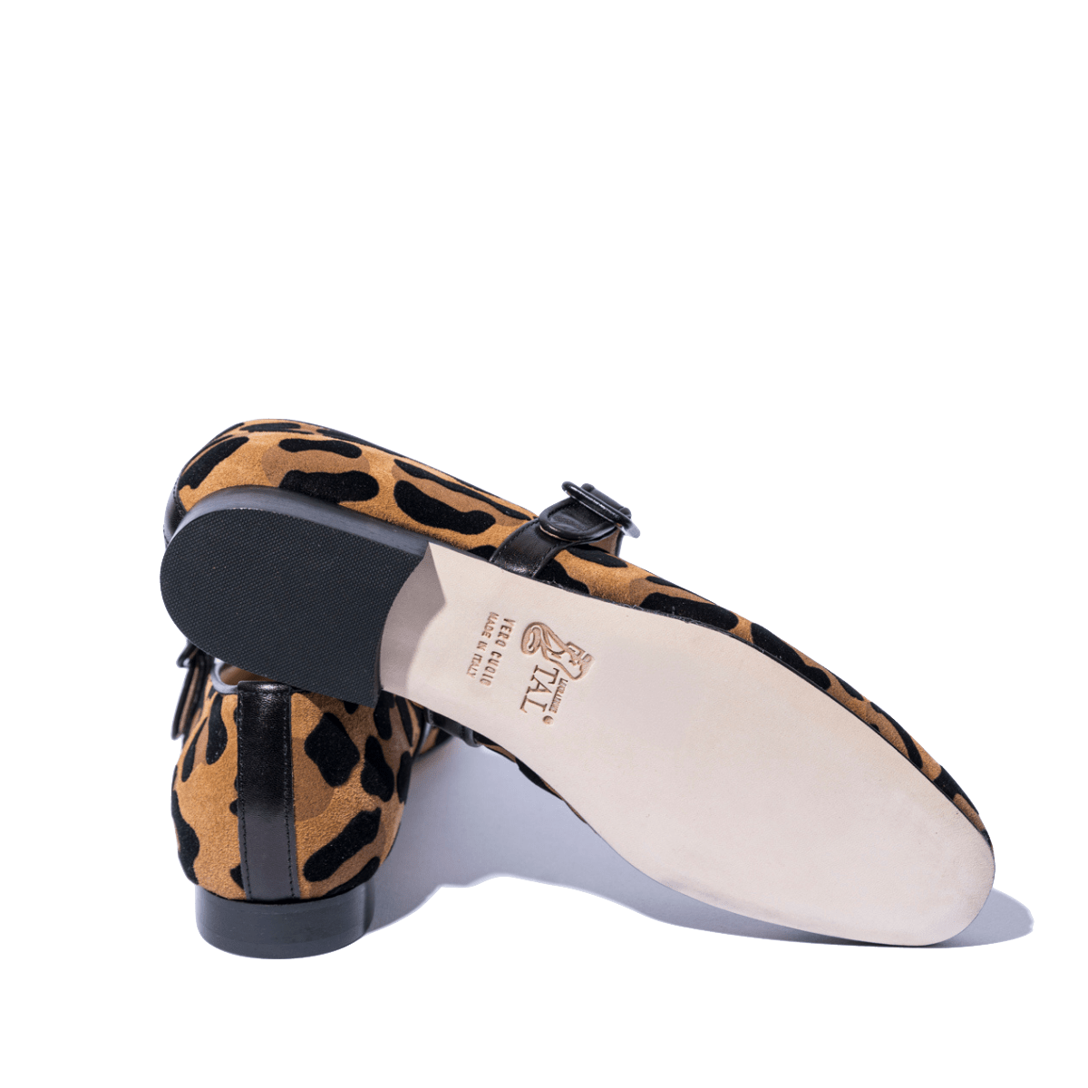 Mary Jane Luca Grossi Camoscio Leopardo - Luca Grossi - Calzature Savorè