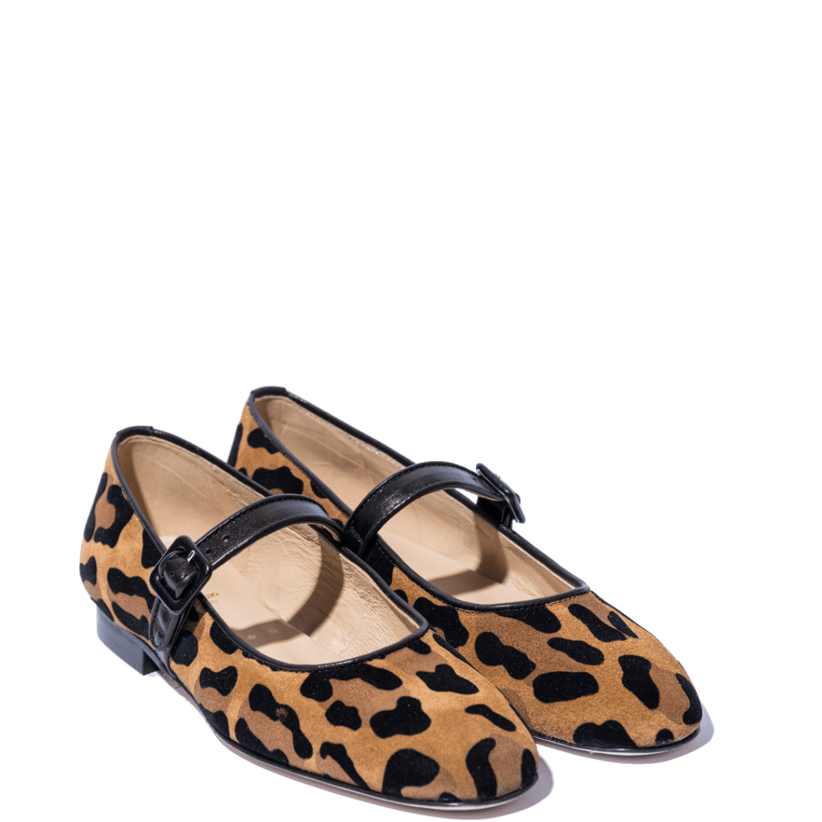 Mary Jane Luca Grossi Camoscio Leopardo - Luca Grossi - Calzature Savorè
